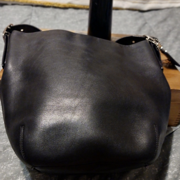 Coach Vintage Y2K Black Leather Legacy Soho Bucket Shoulder Bag 9186 - Picture 8 of 12